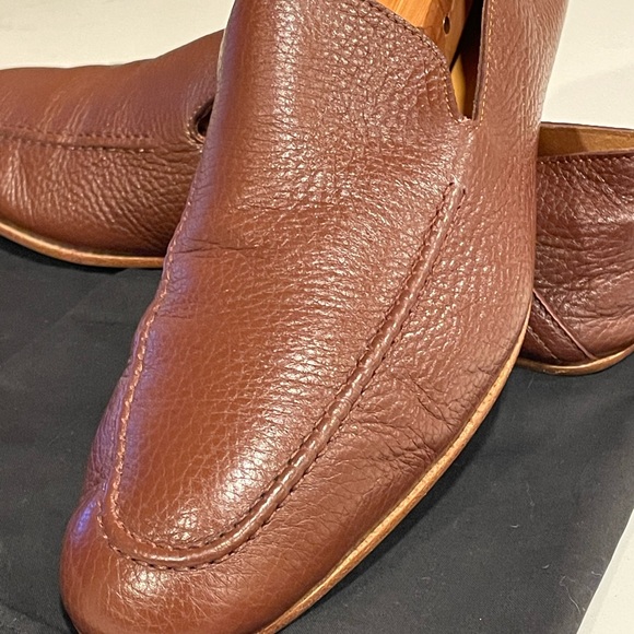 Magnanni Men's Heston Deerskin Leather House Slippers - Picture 9 of 10